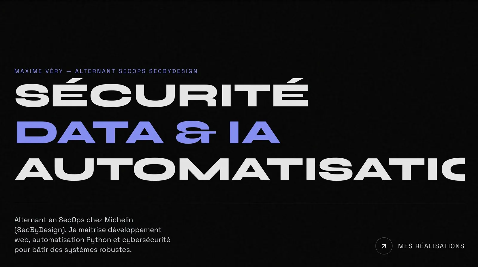 Page d’accueil du site Ryvexam